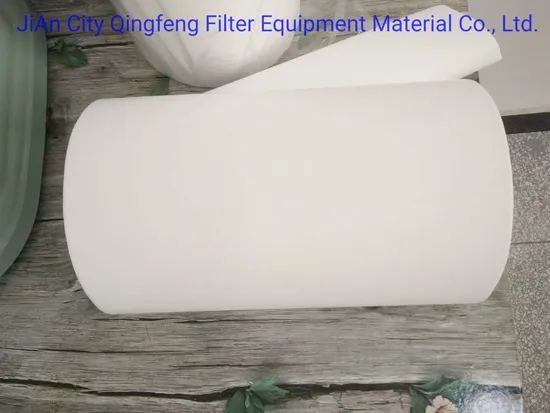 Medios de filtro de membrana/rollo de PTFE puro con medios de filtro HEPA