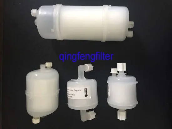 0.45um PVDF/PTFE/PP/PES/Filtro de cápsula de nylon para la industria farmacéutica y alimentaria