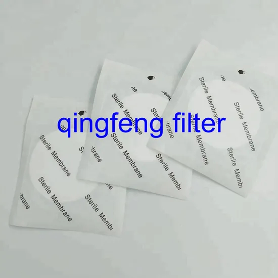 0.45um membrana del filtro de nitrato de celulosa (CN) con cuadrícula para filtración líquida