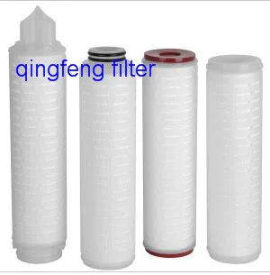 DOE, Código 7 Tipo 1.0 Micrón plisado Cartucho de filtro de agua PP de 10 pulgadas para HPLC