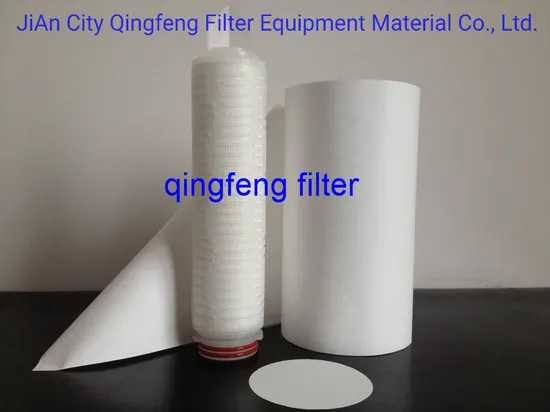 PP/PVDF/PTFE/PES/NYLON/CA PURIFICADOR DE AGUA PLEATADO Cartucho de filtro de piezas de repuesto como filtros de filtros de agua