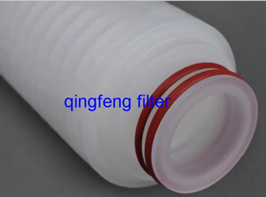 Cartucho de filtro PTFE hyrofóbico de 0.1 para filtración de aire y filtración aséptica