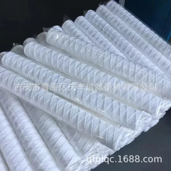 10 20 30 30 40 pulgadas de 5 micras PP Harida de cuerda PP Hilo Cartucho de filtro de agua para tratamiento de agua