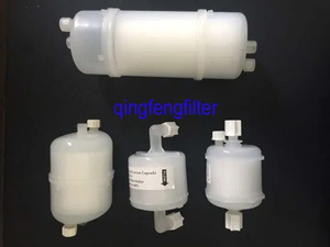 Filtro de cápsula PF de membrana PTFE hidrofóbica de 2.5 pulgadas para electrónica y productos químicos