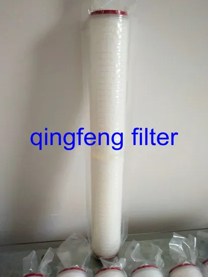 Fabricante Cartucho de filtro de agua plisado de 30 pulgadas para filtración de la industria