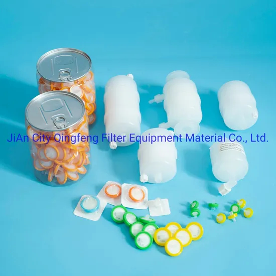 13 mm 25 mm 0.22um 0.45um Filtro de jeringa PTFE hidrofílico desechable para uso de laboratorio
