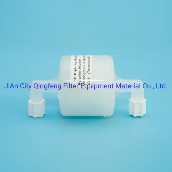 2.5 5.0 pulgadas PTFE PP PP PVDF PES FILTRO DE FILTRO DE FILTRO DE Cápsula para uso de laboratorio
