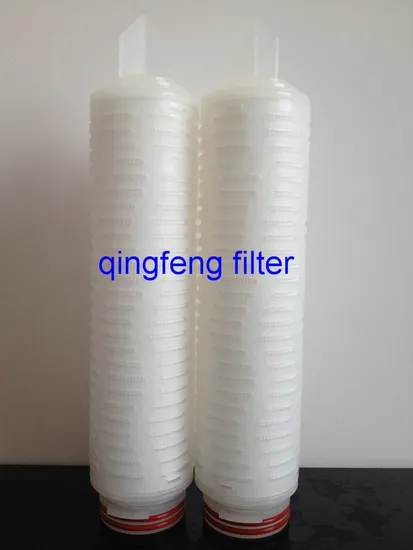DOE, Código 7 Tipo 1.0 Micrón plisado Cartucho de filtro de agua PP de 10 pulgadas para HPLC