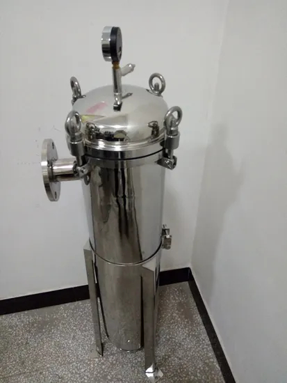 304/316L Carabal de filtro de bolsas de acero inoxidable y múltiple para el sistema de filtración de la bolsa