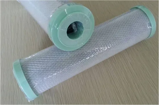 20 '' 5.0 Miron Los cartuchos de filtro de carbono activados para la filtración de decoloración del solvente orgánico