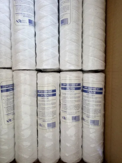 PP String Filtro de herida Cartridg para filtración de agua