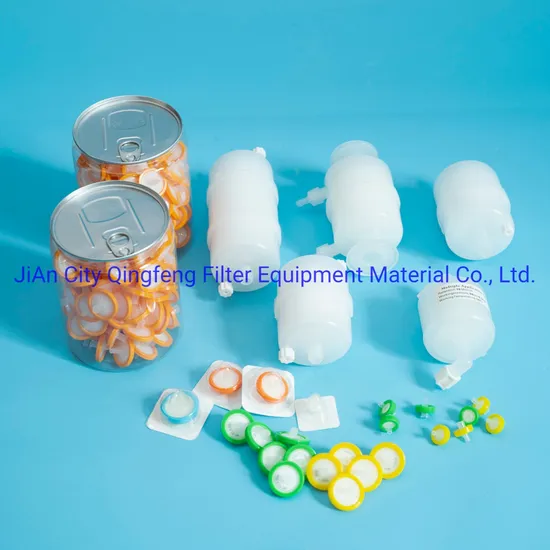 25 mm PES PVDF PTFE Nylon Ring Filter para uso de laboratorio