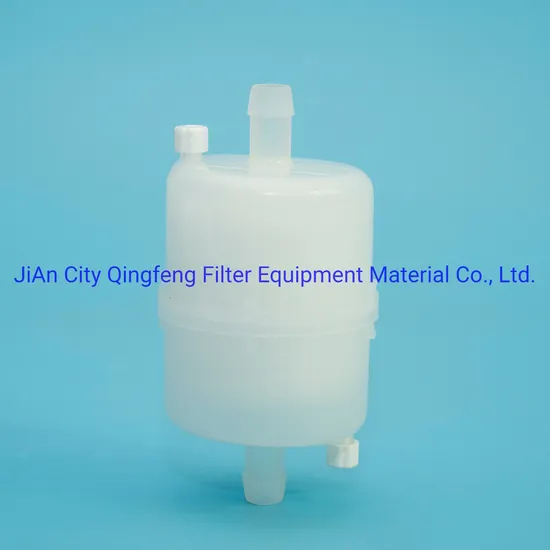 10um impresora tinta tinta inyección de tinta filtro de cápsula desechable / filtro de cápsula PP altas tasas de flujo