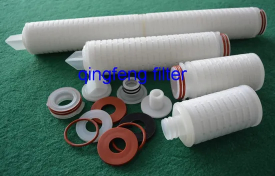 0.2UM 0.45 Cartucho de filtro PVDF de 0.45 micron para la filtración de líquido de alta viscosidad