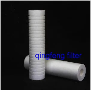10 '20 ' 40 'PP Filtro hilado Cartucho de agua derribado para la industria de bebidas