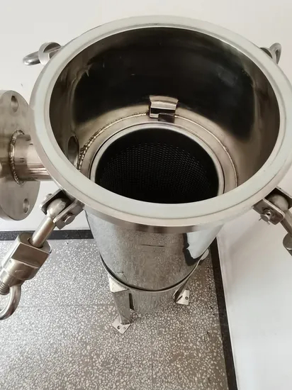 Alcivicura de filtro de cartucho de acero inoxidable 314 y 316 para tratamiento de agua