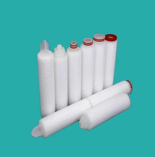 Cartucho de filtro plisado Micronnylon/Pes/PTFE/PTFE/PP para tratamiento de agua/líquido/vino