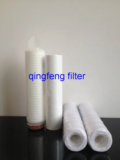 Cartucho de filtro de nylon de 10 pulgadas Cartucho de filtro PES de membrana micropore para purificación del tratamiento de agua