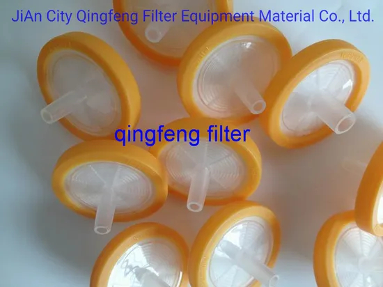 Lab de proveedores de China PTFE/PES/PP/Nylon/CA Filtro de membrana para el filtro de jeringa de HPLC