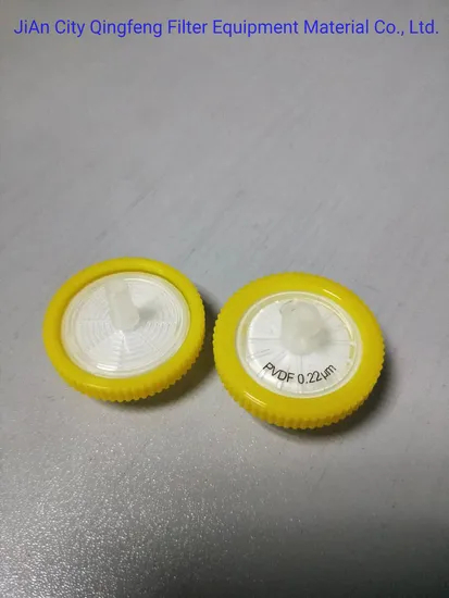 13 mm 0.22um nylon pes pp mce nylon ptfe jeringa filtro filtro estéril empaquetado individualmente por radiación gamma