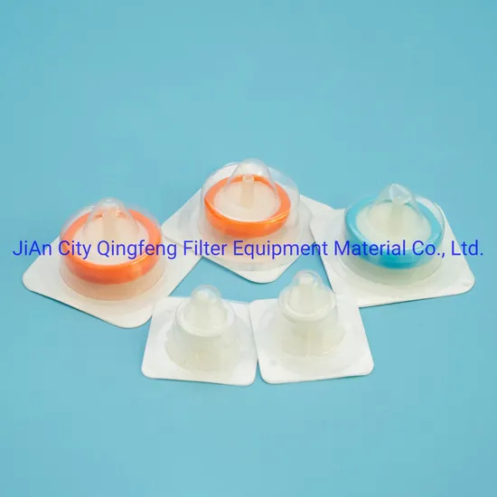 0.22um 0.45um PTFE Nylon Pes PVDF Filtro de jeringa para suministros de laboratorio al por mayor Microlab Scientific