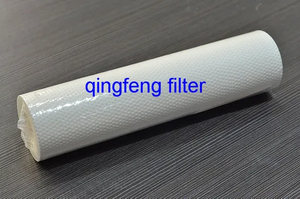 Cartucho de filtro de fibra de vidrio para gas y filtración líquida