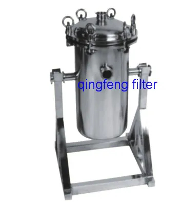 Alcanzamiento de filtro de acero inoxidable 304 y 316 con cartucho de filtro