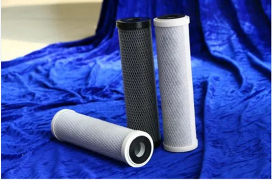 1.0um 5.0 Micrón Los cartuchos de filtro plisado de carbono activado granular para filtración líquida