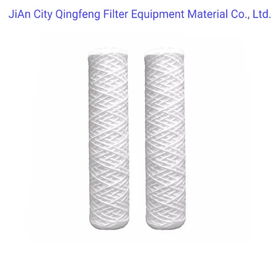 PP Sediment String Herida Filtro plisado PP para cartucho de filtro de agua industrial