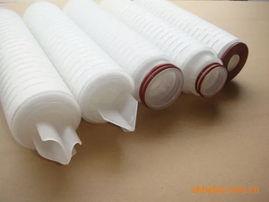 Cartucho de filtro plisado PTFE con membrana de filtro para filtros de aire final