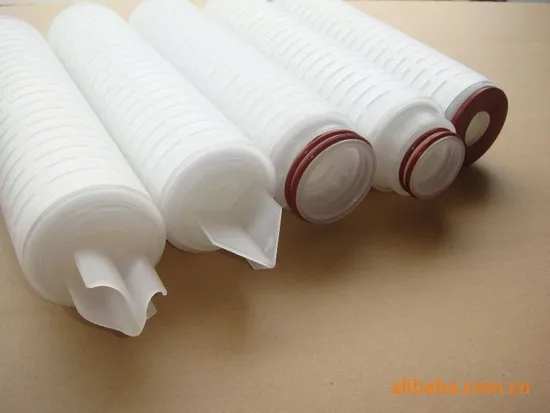 Cartucho de filtro plisado PTFE con membrana de filtro para filtros de aire final