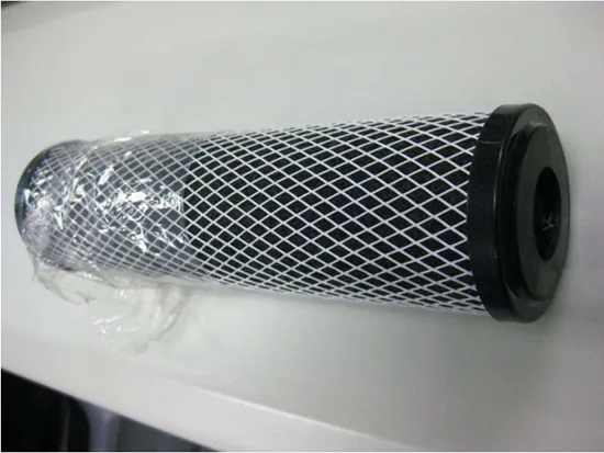 20 '' 5.0 Miron Los cartuchos de filtro de carbono activados para la filtración de decoloración del solvente orgánico
