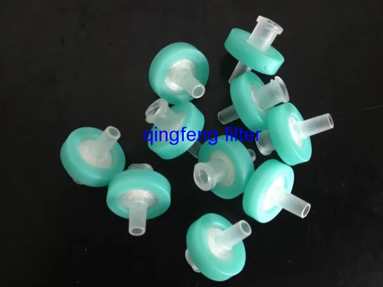 0.22um 0.45um Resistencia a la corrosión química Filtro de jeringa de PVDF para proveedor de laboratorio