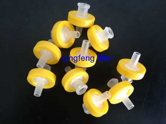 0.22um Nylon/MCE/PES/PTFE/PVDF Filtro de jeringa de membrana para médicos