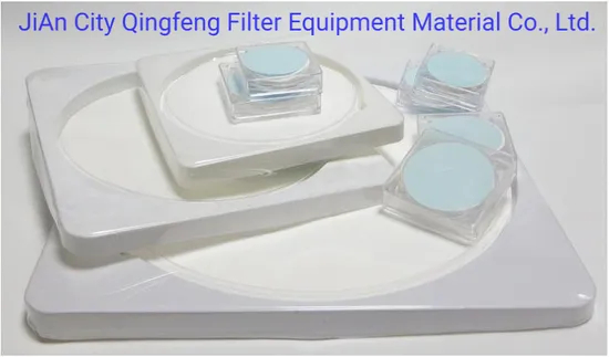 1.0 Membrana de fibra de vidrio de papel de papel de filtro de 3.0 micras para el filtro HEPA