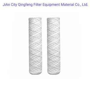 1 micro pp cadena de filtro de herida cartucho agua/filtro de sedimento PP/filtro plisado PP/PP derretido como cartucho de filtro de agua