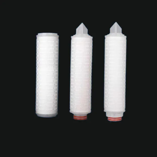 0.2UM 3.0 Micron PP Cartucho plisado Elemento de filtro de micropore de micropore para tratamiento de agua