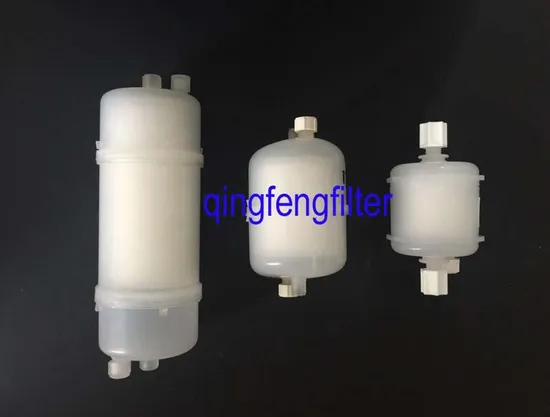 0.45um 1/4 ′ ′ ′ membrana de nylon nylon Filtro de cápsula 5 '' para tratamiento de agua