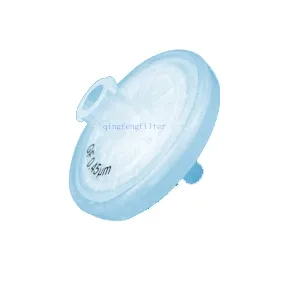 Filtro OEM de fibra de vidrio desechable de 25 mm para la investigación de laboratorio